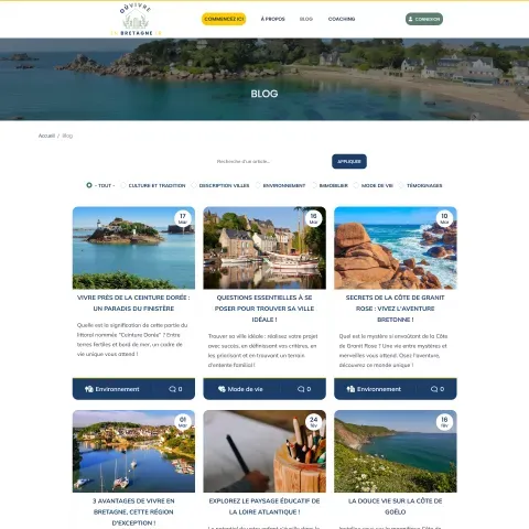 Page blog